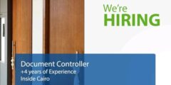وظائف Document Controller في القاهرة 2025