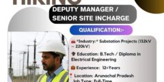 وظائف مهندسين كهرباء – شركة Kalibre – أروناتشال براديش الهند 2025
