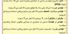 وظائف هندسية في مكتب استشاري بالأردن 2025