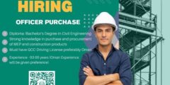 مطلوب موظف مشتريات مشاريع إنشائية | فرصة عمل فورية في عُمان