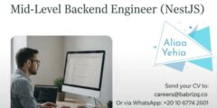 مطلوب Backend Engineer NestJS – فرصة عمل قوية لمهندسي الباك إند