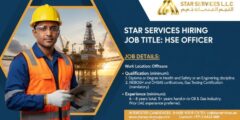 وظيفة HSE Officer في أبوظبي لدى Star Services – 2026
