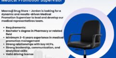 توظيف فوري مشرف ترويج طبي في الأردن | Masrouji 2026